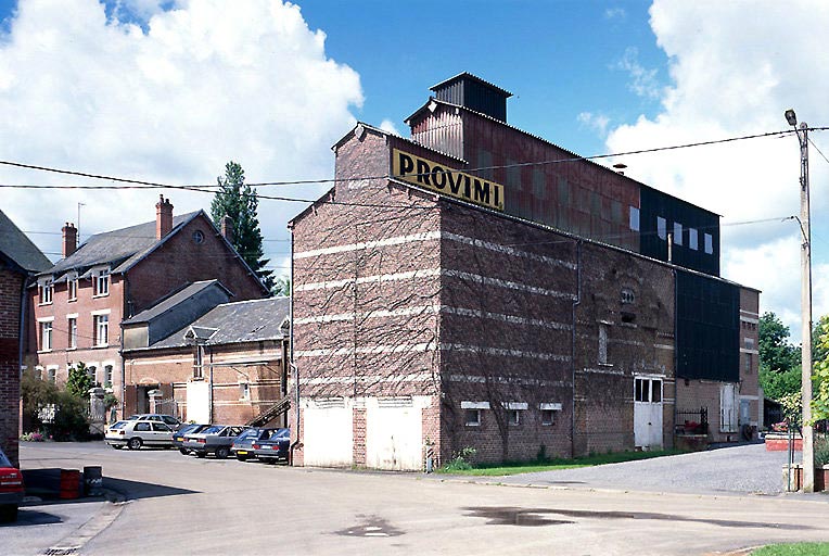 Vue d'ensemble des bâtiments construits en 1962.