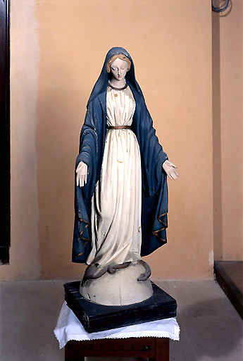 Statue de procession (petite nature) : Immaculée Conception