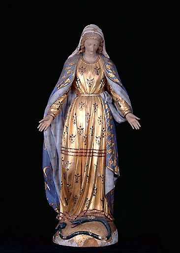 Statue (petite nature) : Immaculée Conception