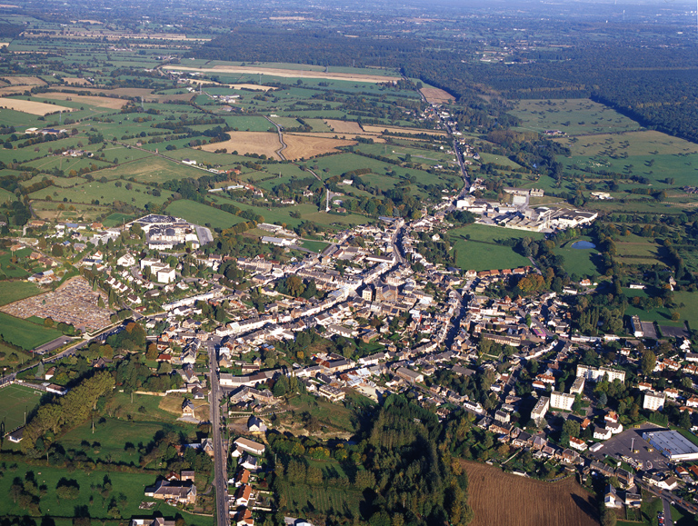 Vue aérienne.