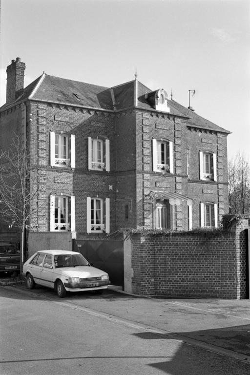 Vue de la maison de contremaître située rue Jacob.