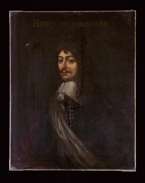 Vue du tableau représentant Henri 2 de Lorraine.