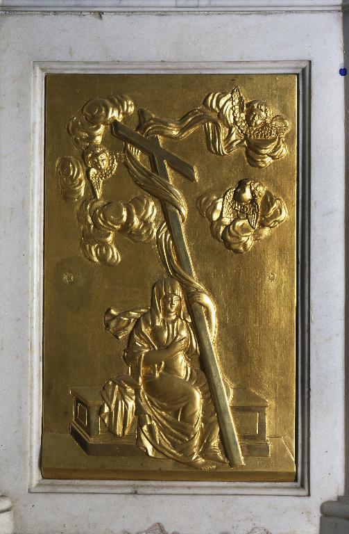 Décor de la partie gauche (nord) du tabernacle.