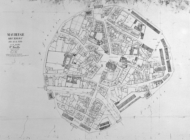 Cadastre de 1844, Première feuille de la section C. 