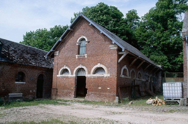 Vue des étables.