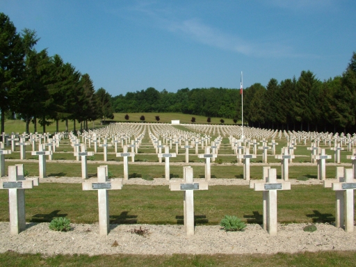 Vue des tombes.