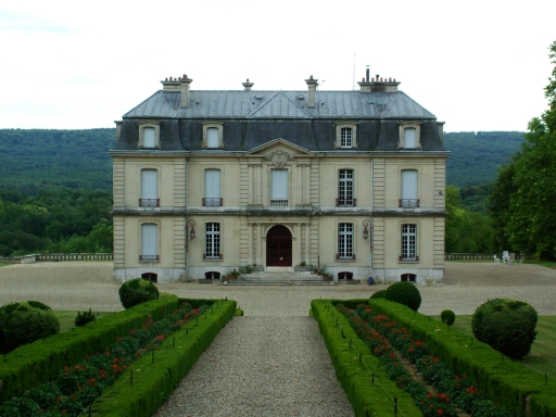 Vue arrière du château.