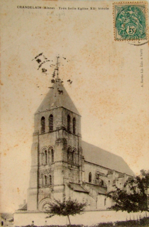 Vue ancienne de l'église (Coll. Part.).