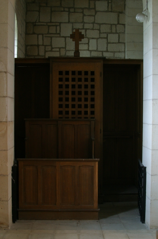 Vue du confessional.