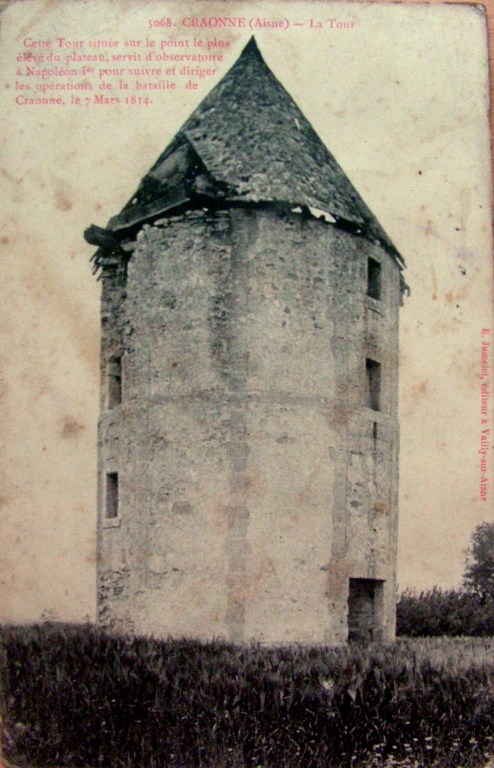 Vue de la tour de Craonne (Coll. Part.).