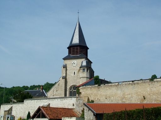 Vue du chevet.