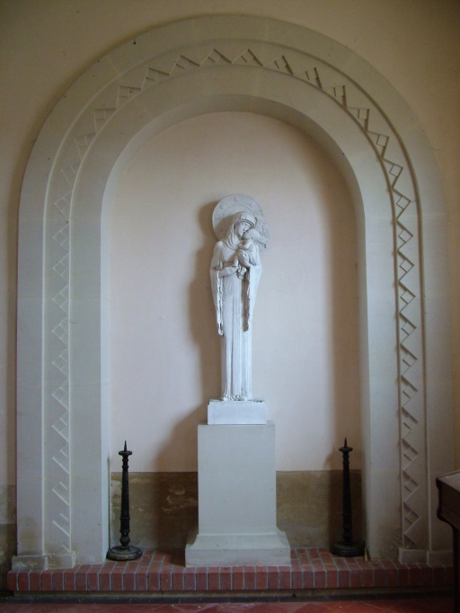 Vue de la chapelle sud dédiée à la Vierge.