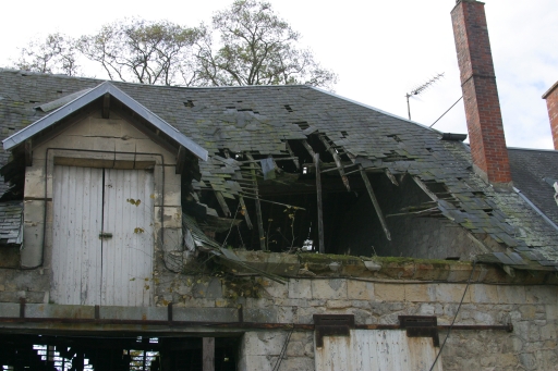 Etat actuel du bâtiment accolé au logis.