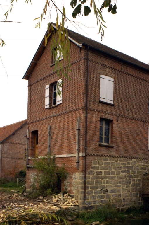 Elévation nord-est du moulin.
