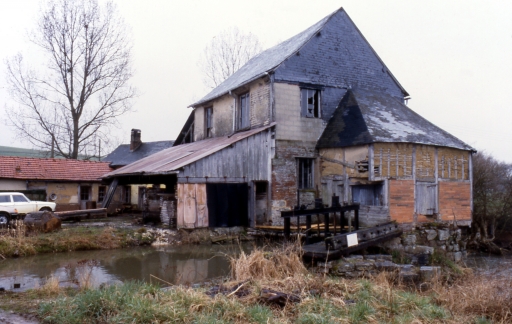 Vue d'ensemble du moulin, état en 1982.