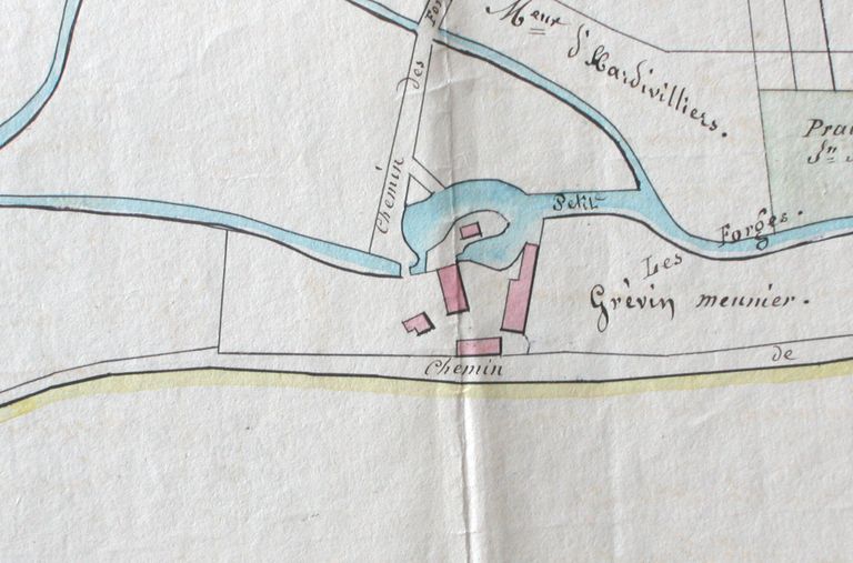 Plan du moulin des Forges, 1er mai 1863