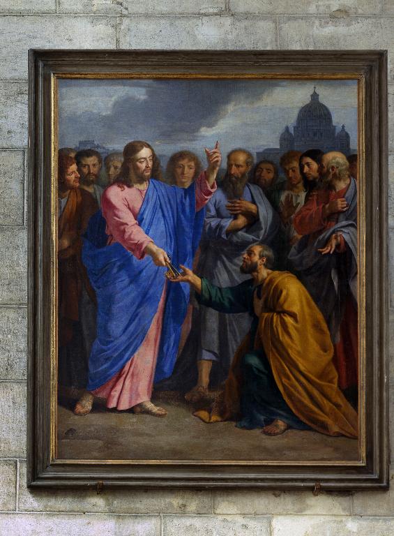 La Remise des clés à saint Pierre : vue générale.