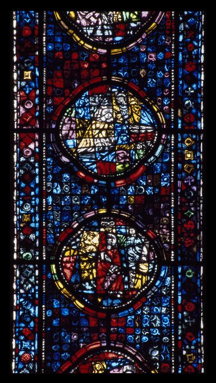 Verrière légendaire : scènes de la vie du Christ (baie 3)