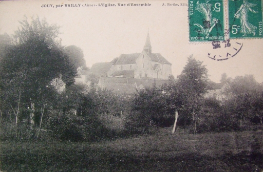 Vue de l'église avant la guerre (Coll. Part.).