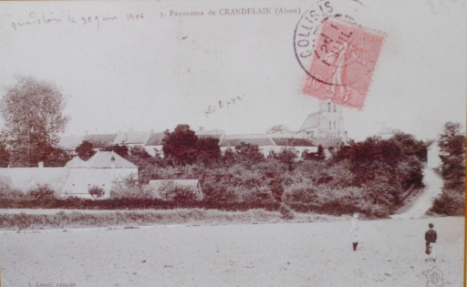 Panorama du village de Crandelain avant la guerre (Coll. Part.).