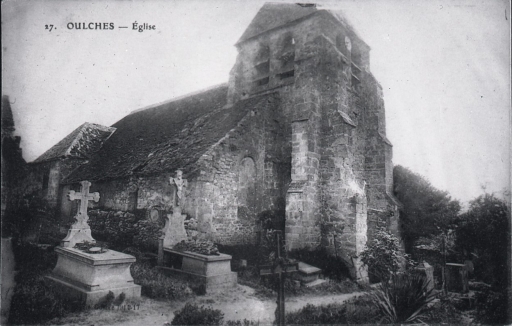 Vue de l'ancienne église (Coll. Part.).