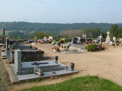 Vue du cimetière.