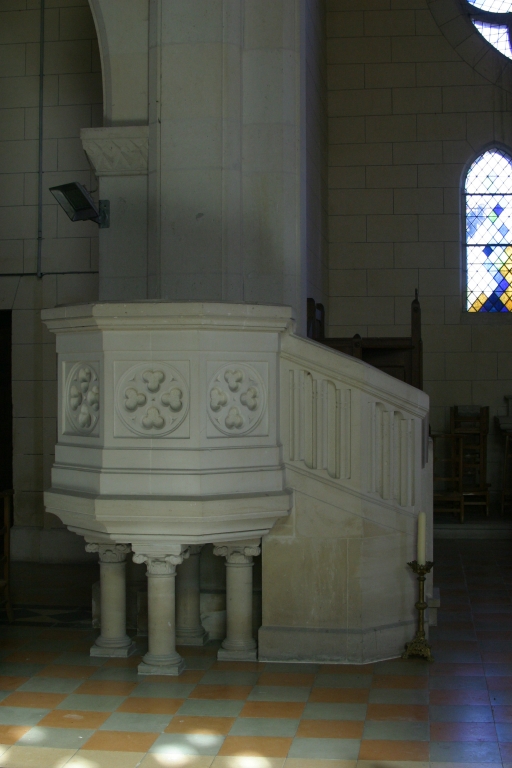 Vue de la chaire à prêcher.