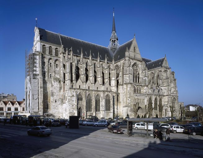 Vue de l'élévation sud.