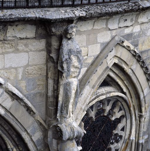 Vue d'un ange musicien de l'abside.