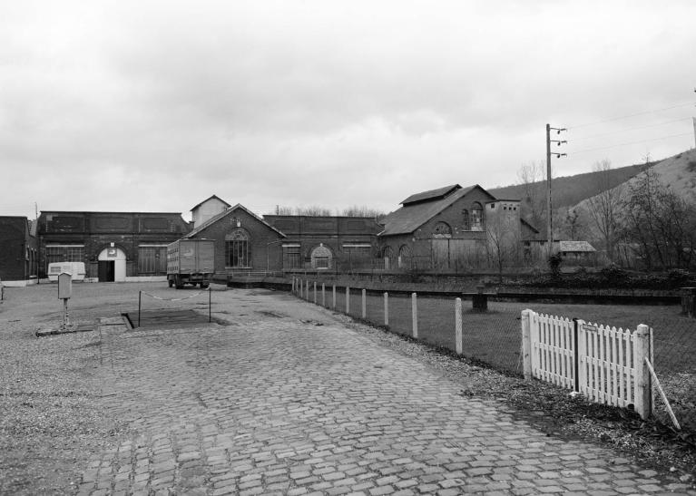 Entrée de l'usine, depuis l'ouest (état en 1980).