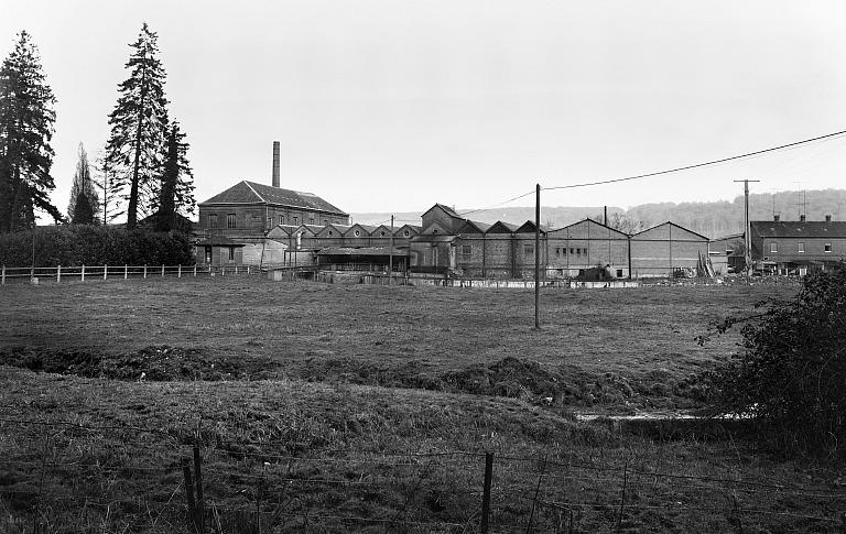 Vue générale de l'usine, depuis le sud-ouest (état en 1980).