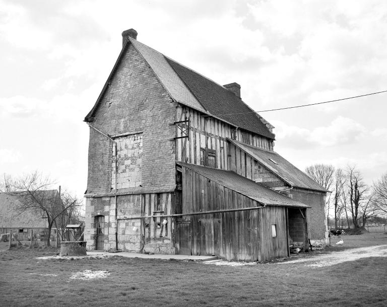 Façade arrière.- Photographie de l'Inventaire général, 1980. 