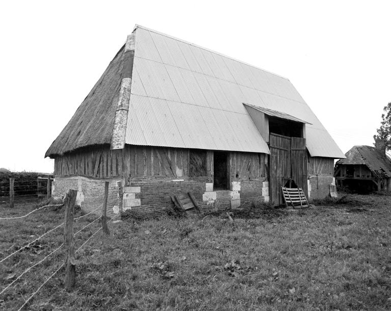 Grange.- Photographie de l'Inventaire général, 1980. 