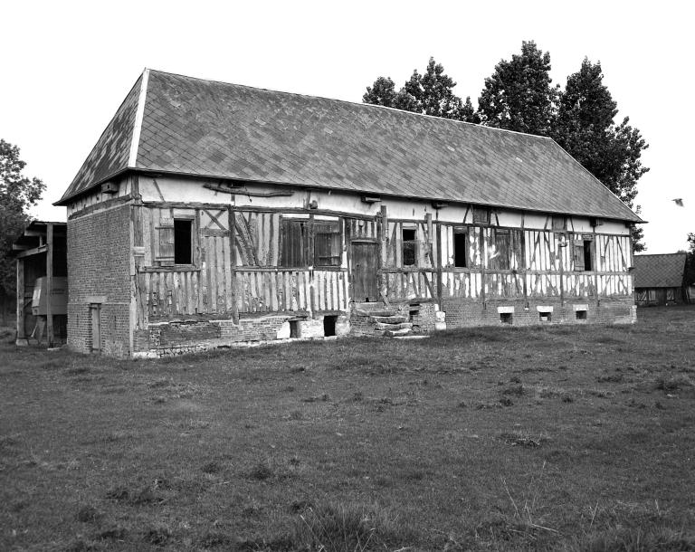 Façade est.- Photographie de l'Inventaire général, 1980. 