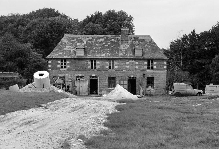 Vue en cours de restauration.- Photographie de l'Inventaire général, 1980.