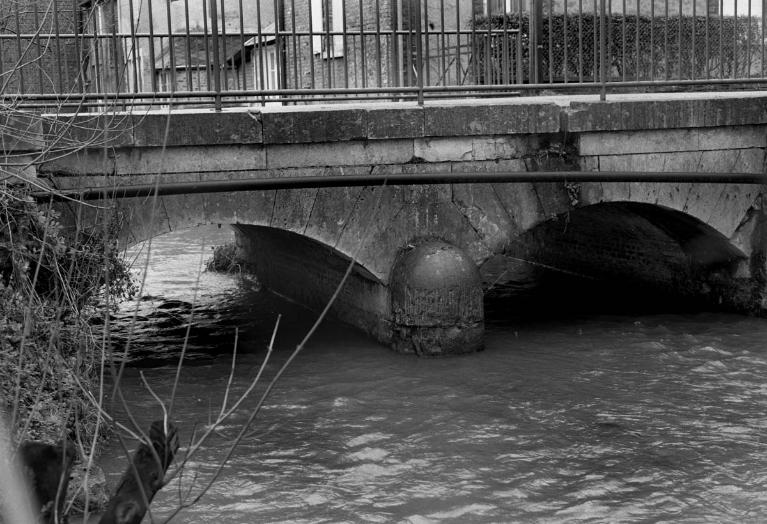Pont (n°3 du plan de 1940 par Mauge) (état en 1988).