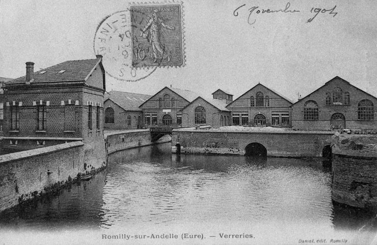 Verreries.- Carte postale, éd. Daniel, vers 1905.