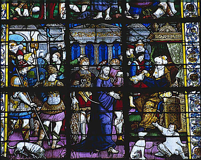 Jésus devant Ponce Pilate, détail