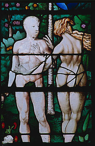 Adam et Eve, détail