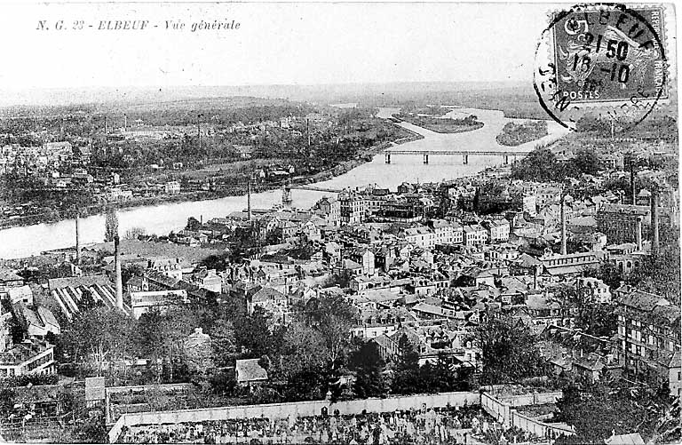 Vue générale d'Elbeuf.