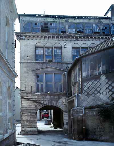 Filature, élévation extérieure nord.