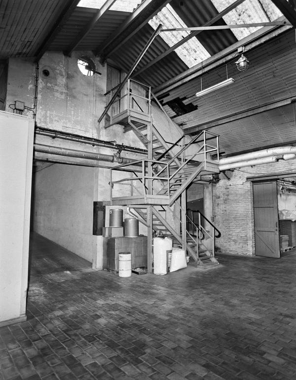 Magasin industriel (bâtiment 7 sur le plan), vue intérieure.