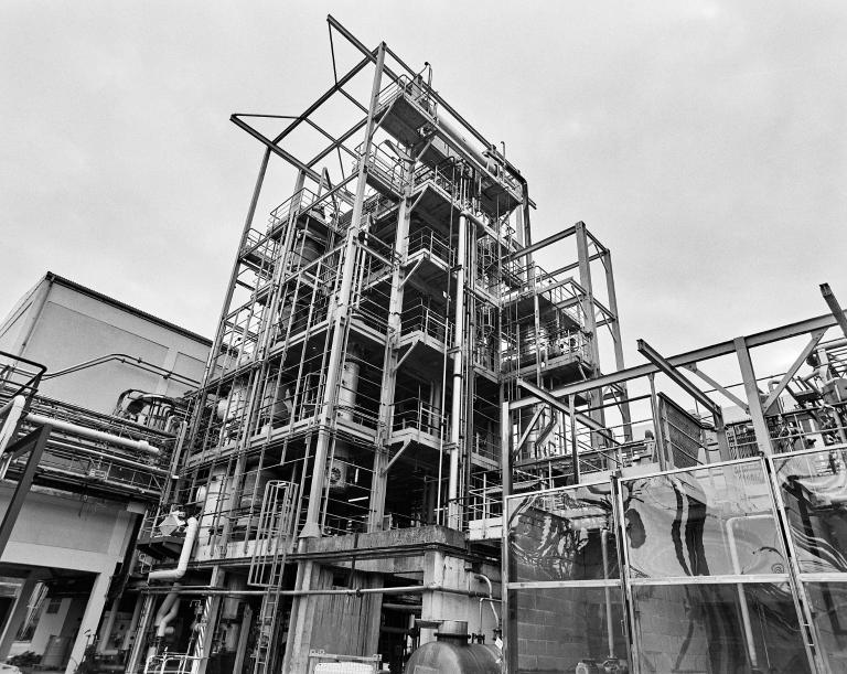 Colonne de distillation.