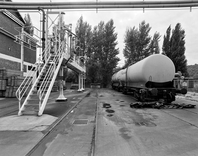 Laboratoire de biochimie (bâtiment 41 sur le plan), élévation extérieure nord sur cour. 
