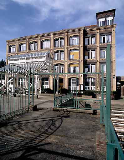 Atelier de teinturerie, élévation sud sur cour.