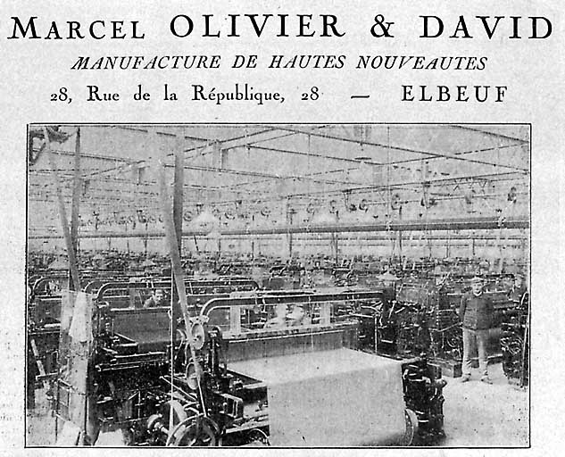 La salle de tissage, vue intérieure.