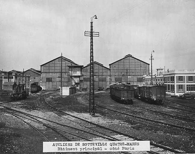 Bâtiment principal, vue d'ensemble depuis le Sud.