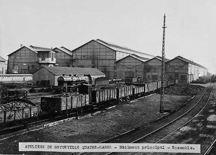 Bâtiment principal, vue d'ensemble depuis le Sud.