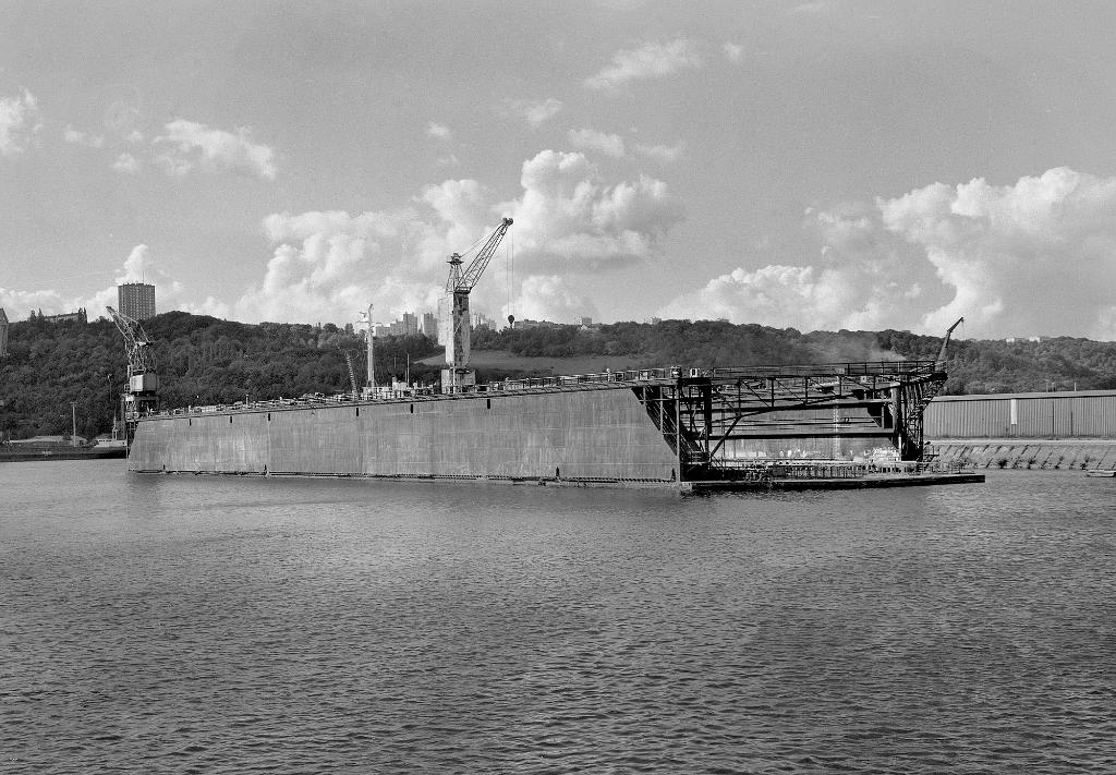 Vue générale du dock flottant.