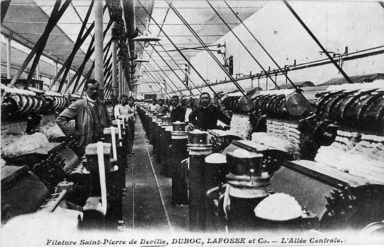 Atelier des cardes, vue intérieure.